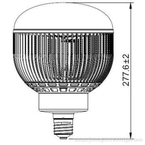 E40 LED high bay light, 80W